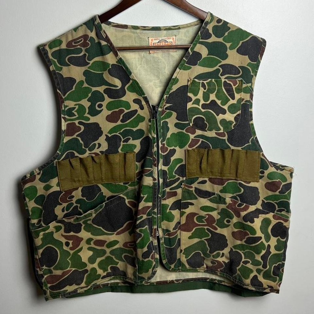 Vintage Saftbak Duck Camo Hunting Vest